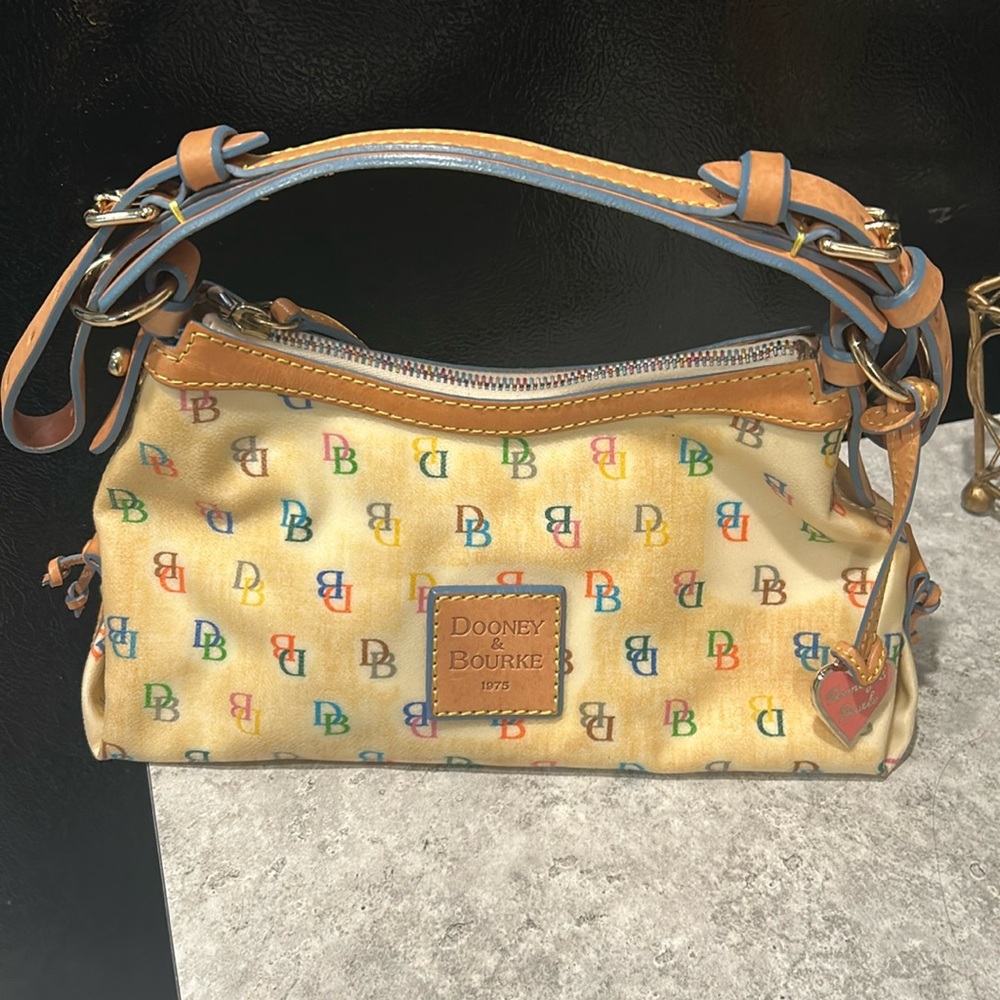 Dooney & Bourke Multicolor Logo Shoulder Bag